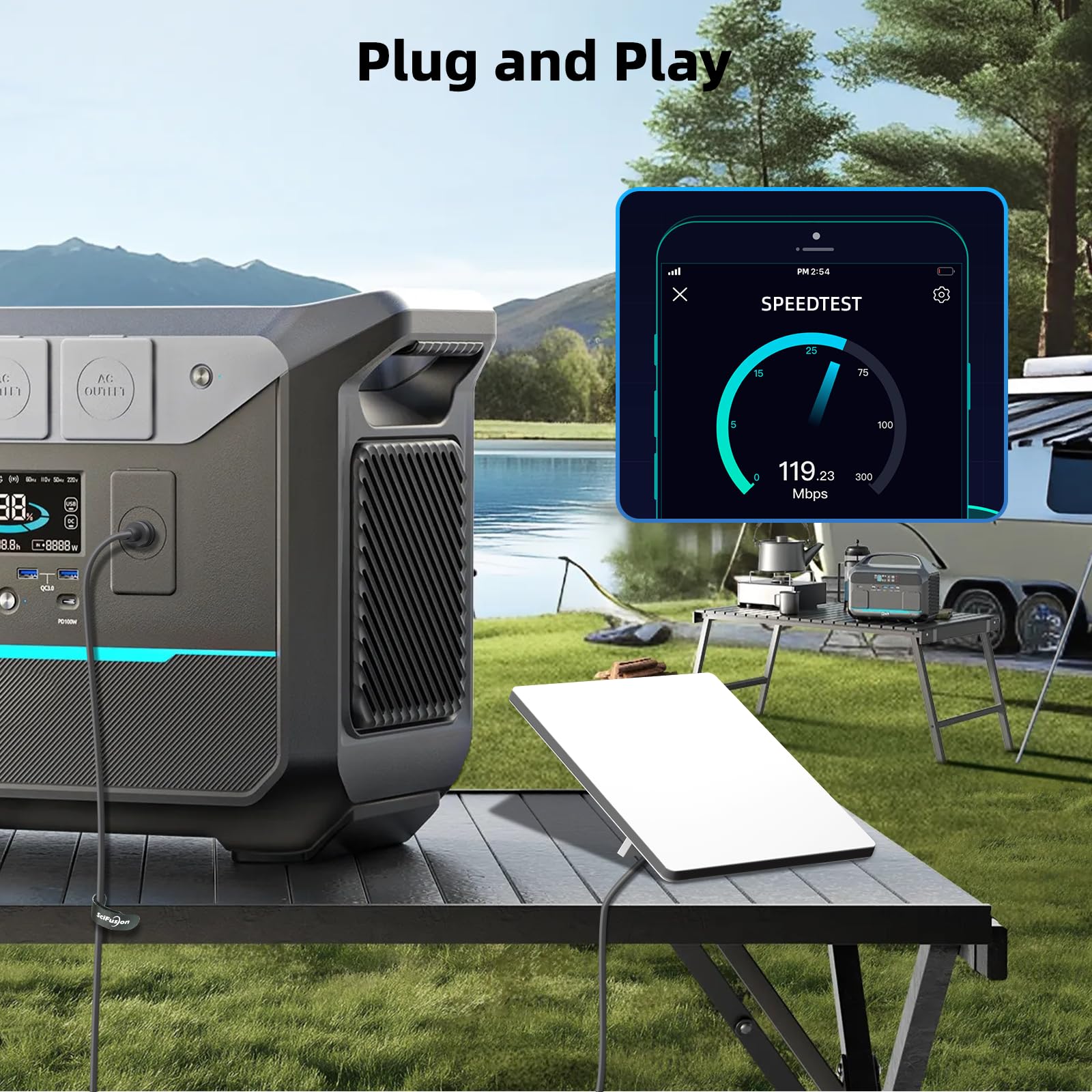 Starlink Mini Kit + Portable Power Backup  1752140263